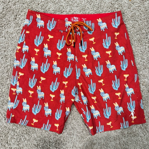 Toes on the Nose Board Shorts - like new condition size 34 - Picture 1 of 3